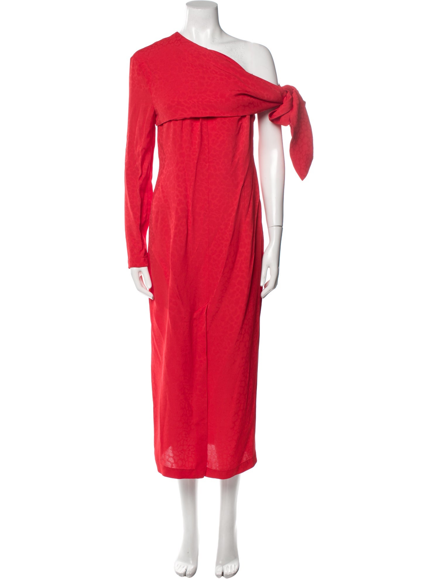 MATÉRIEL One-Shoulder Midi Length Dress