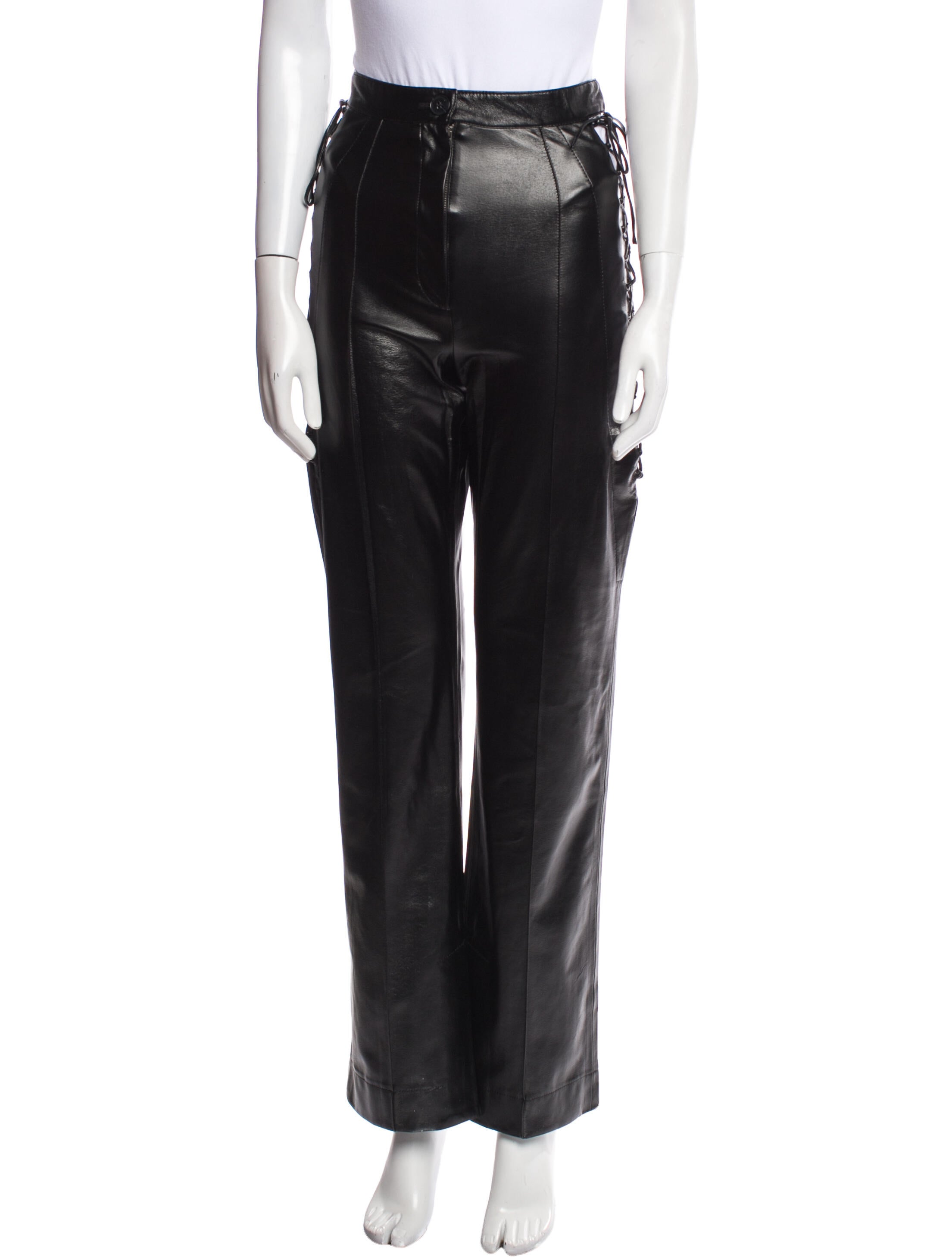 MATÉRIEL Faux Leather Straight Leg Pants w/ Tags