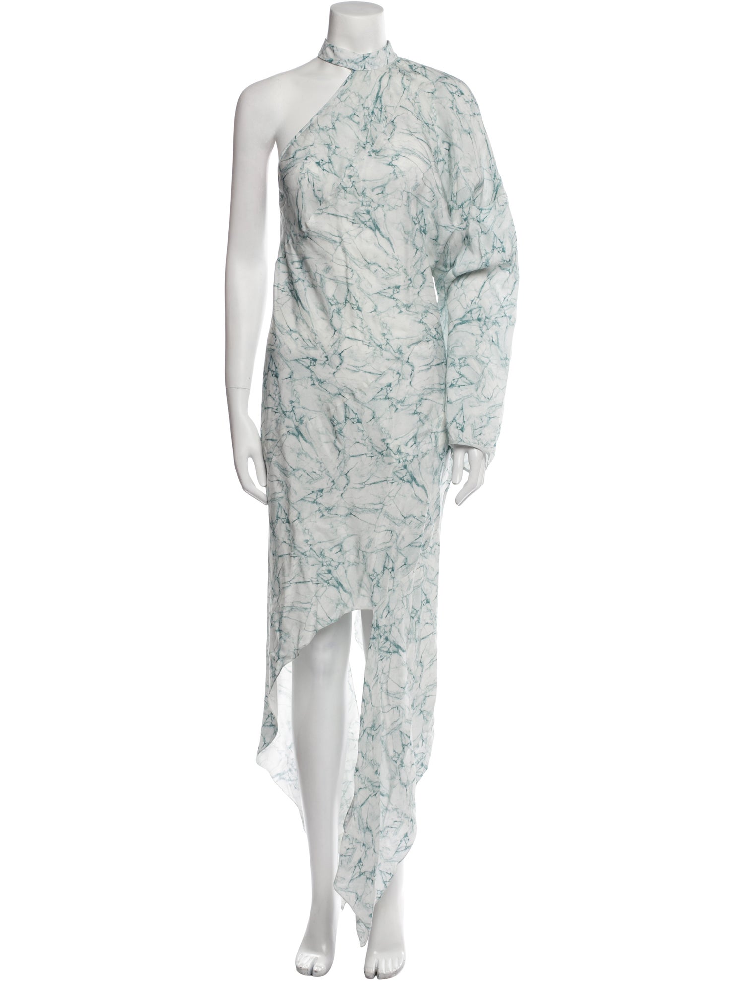 MATÉRIEL Leather Long Dress