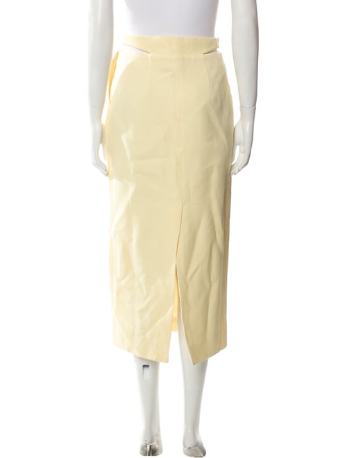 MATÉRIEL Cutout Accent Midi Length Skirt