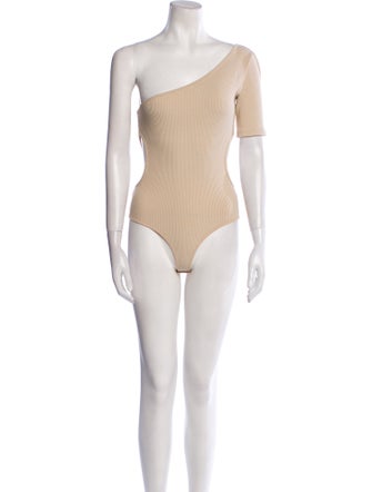 MATÉRIEL One-Shoulder Short Sleeve Bodysuit