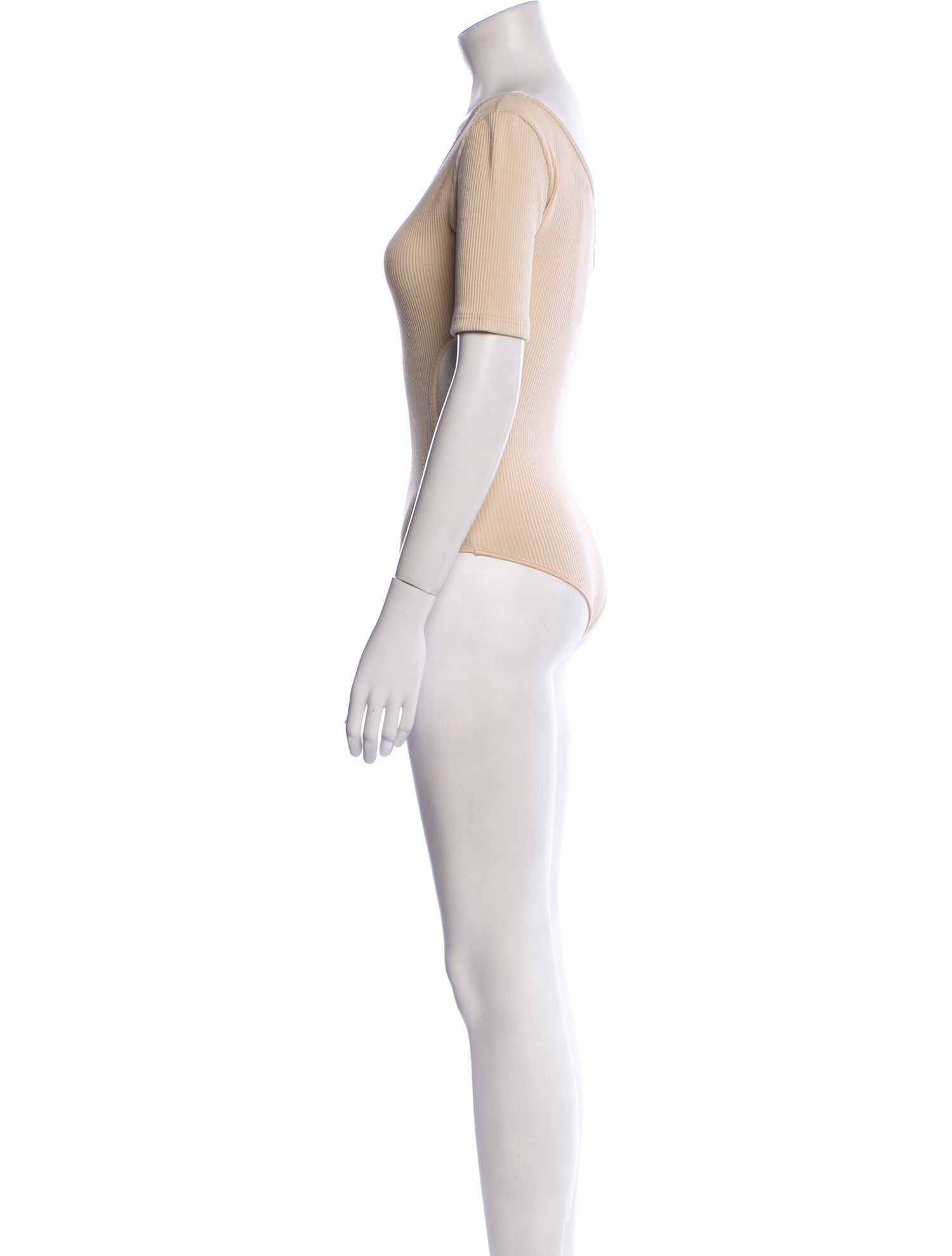 MATÉRIEL One-Shoulder Short Sleeve Bodysuit