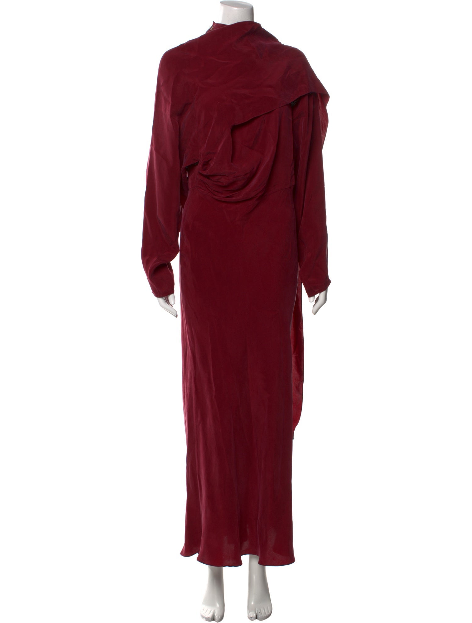 MATÉRIEL Cowl Neck Long Dress