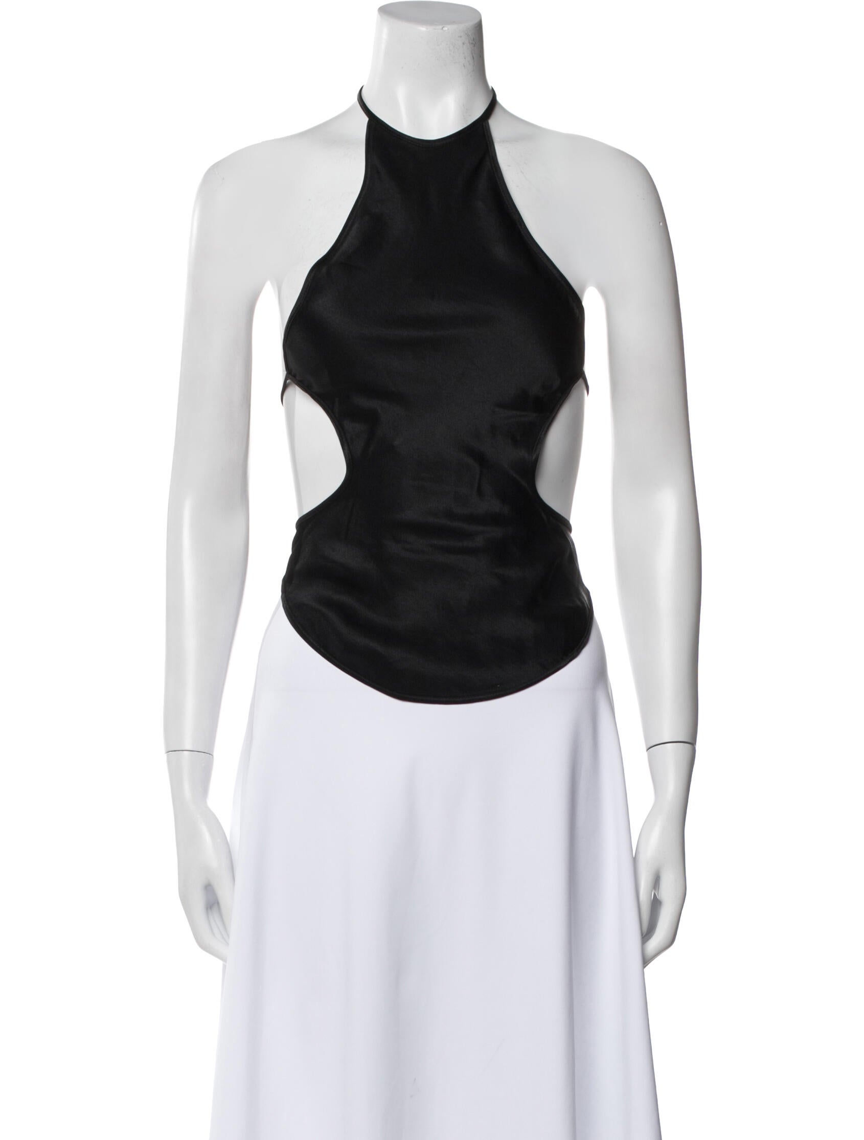 MATÉRIEL Crew Neck Sleeveless Crop Top