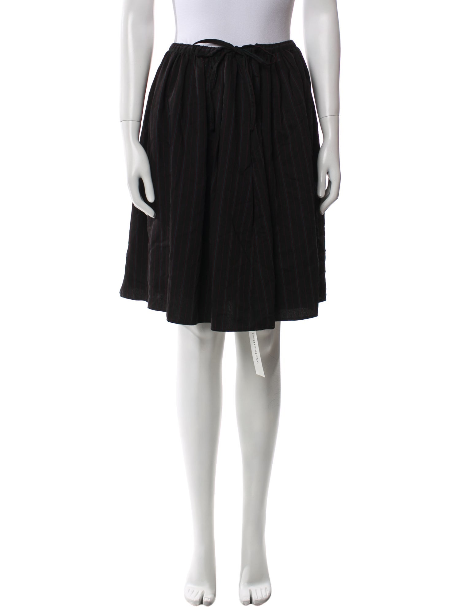 Maan Ruffle Embellishment Knee-Length Skirt