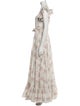 Maison Amory Floral Print Long Dress
