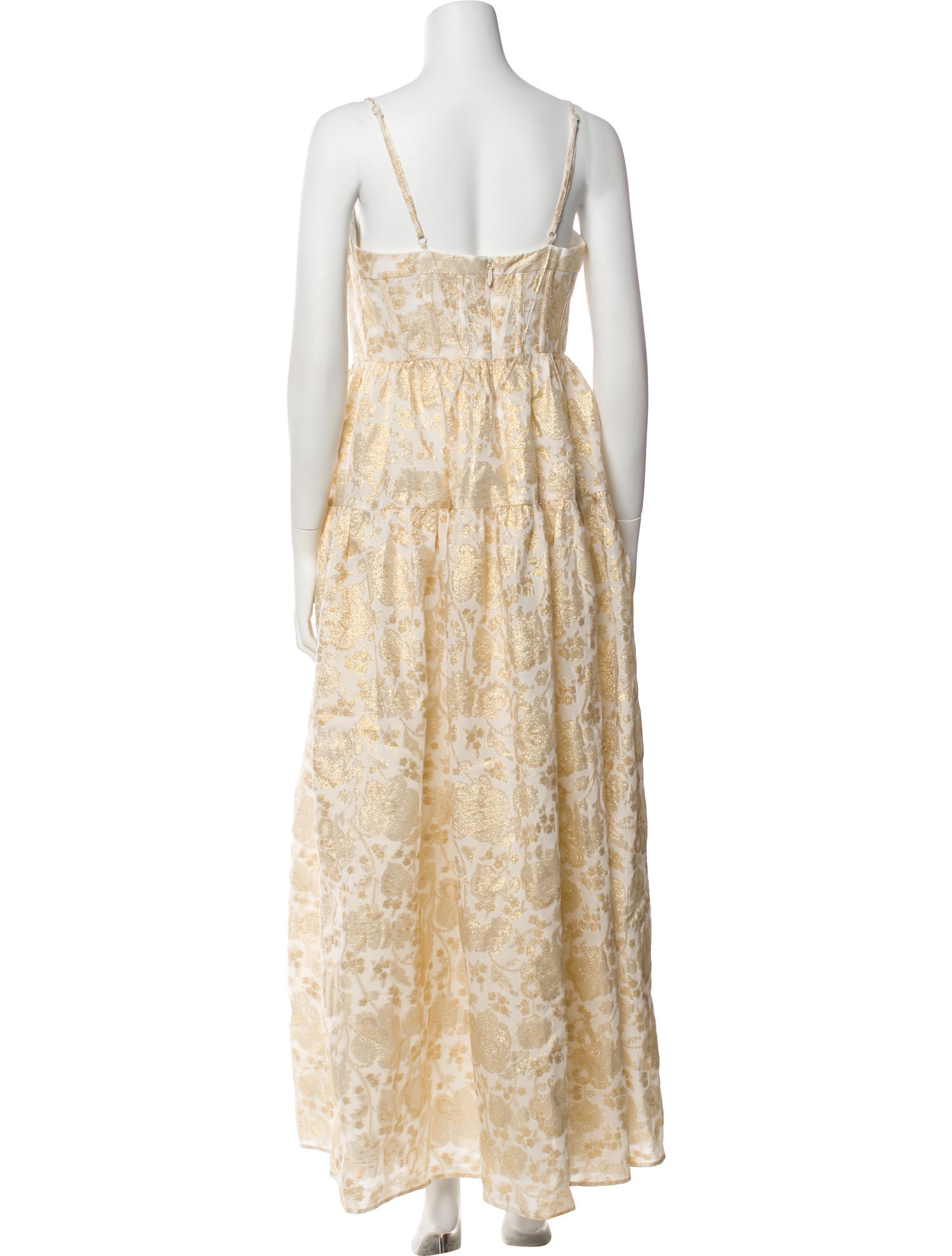Maison Amory Lace Pattern Long Dress
