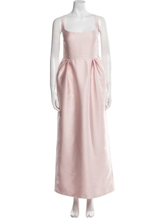 Maison Amory Square Neckline Long Dress