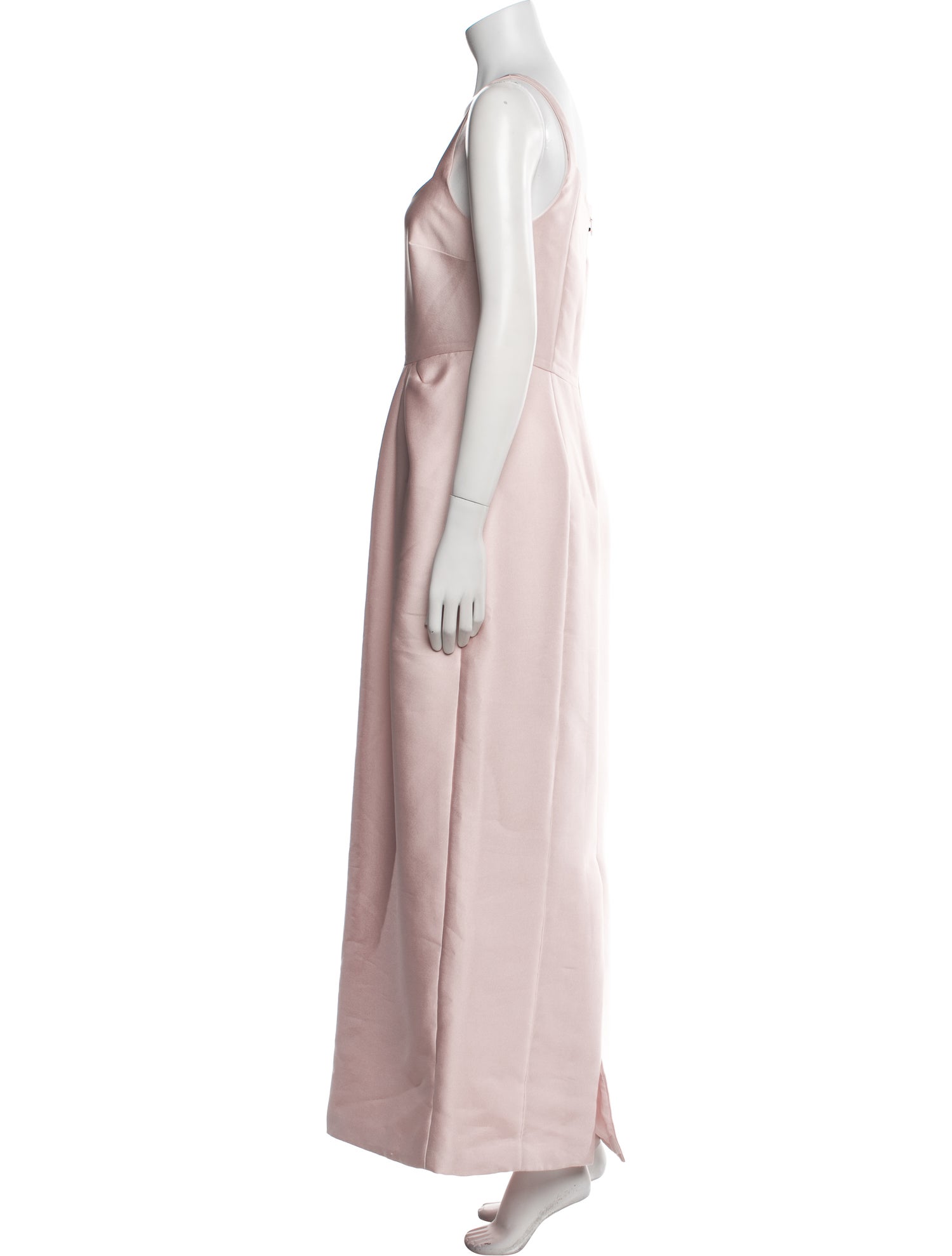 Maison Amory Square Neckline Long Dress