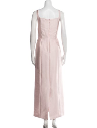 Maison Amory Square Neckline Long Dress