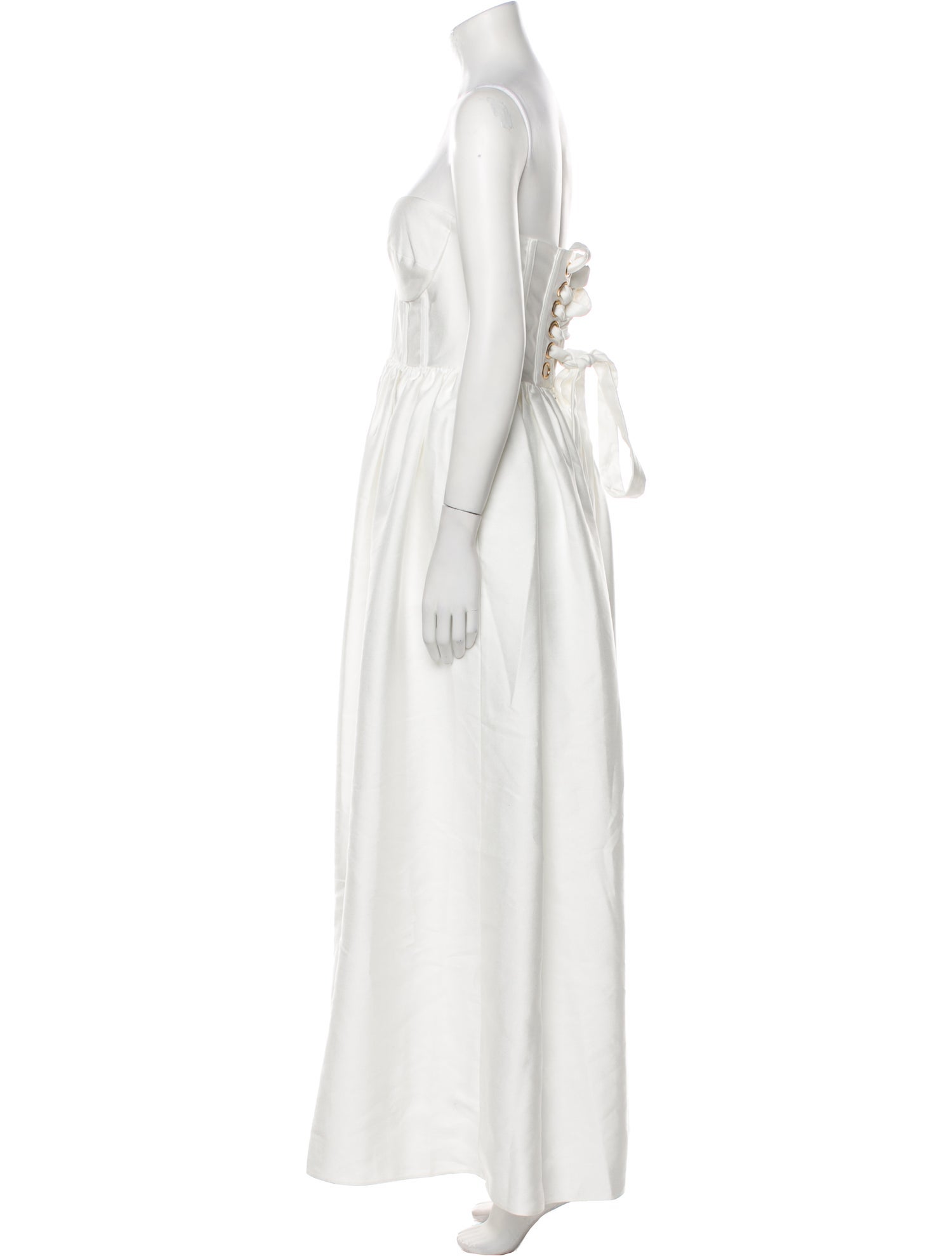 Maison Amory Strapless Long Dress