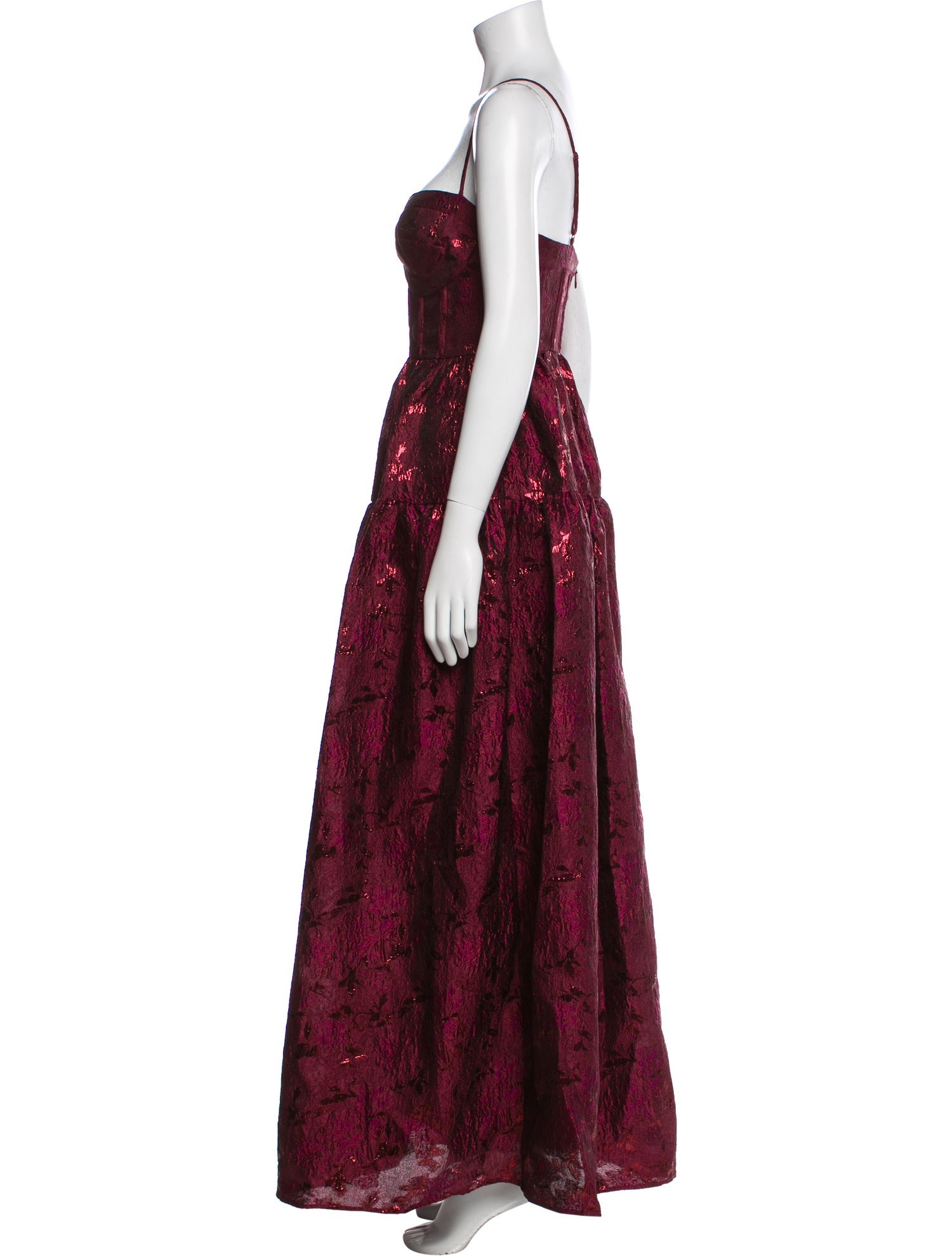 Maison Amory Paisley Print Long Dress w/ Tags