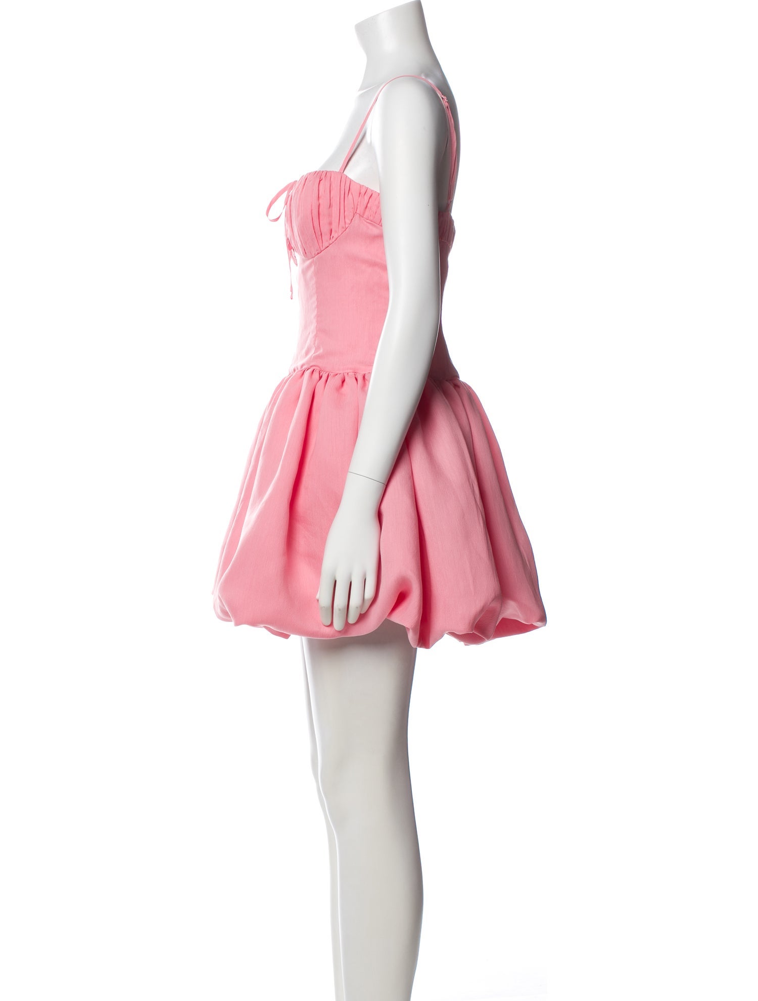 Maison Amory Square Neckline Mini Dress