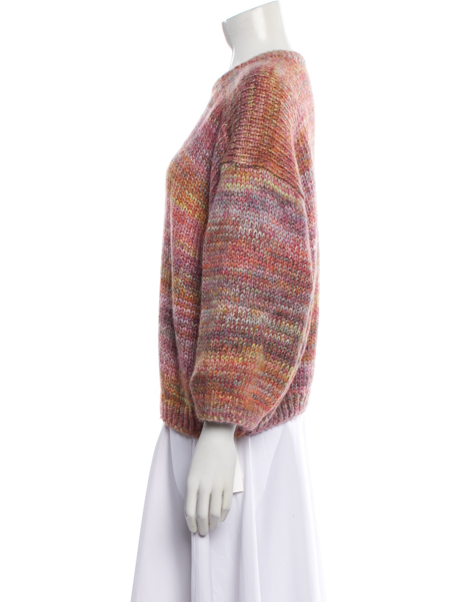 Mes Demoiselles Patterned Crew Neck Sweater