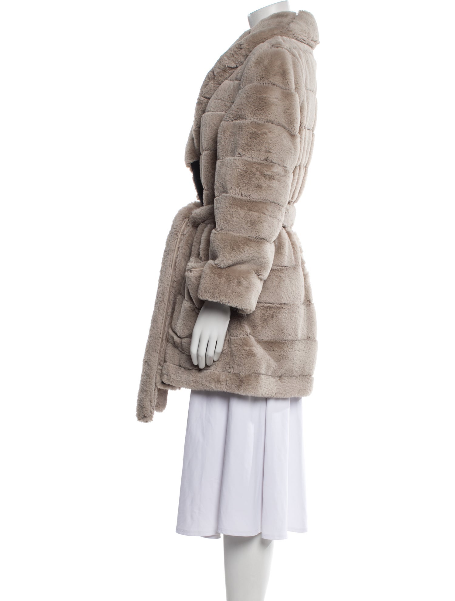 Maison Atia Faux Fur Faux Fur Coat
