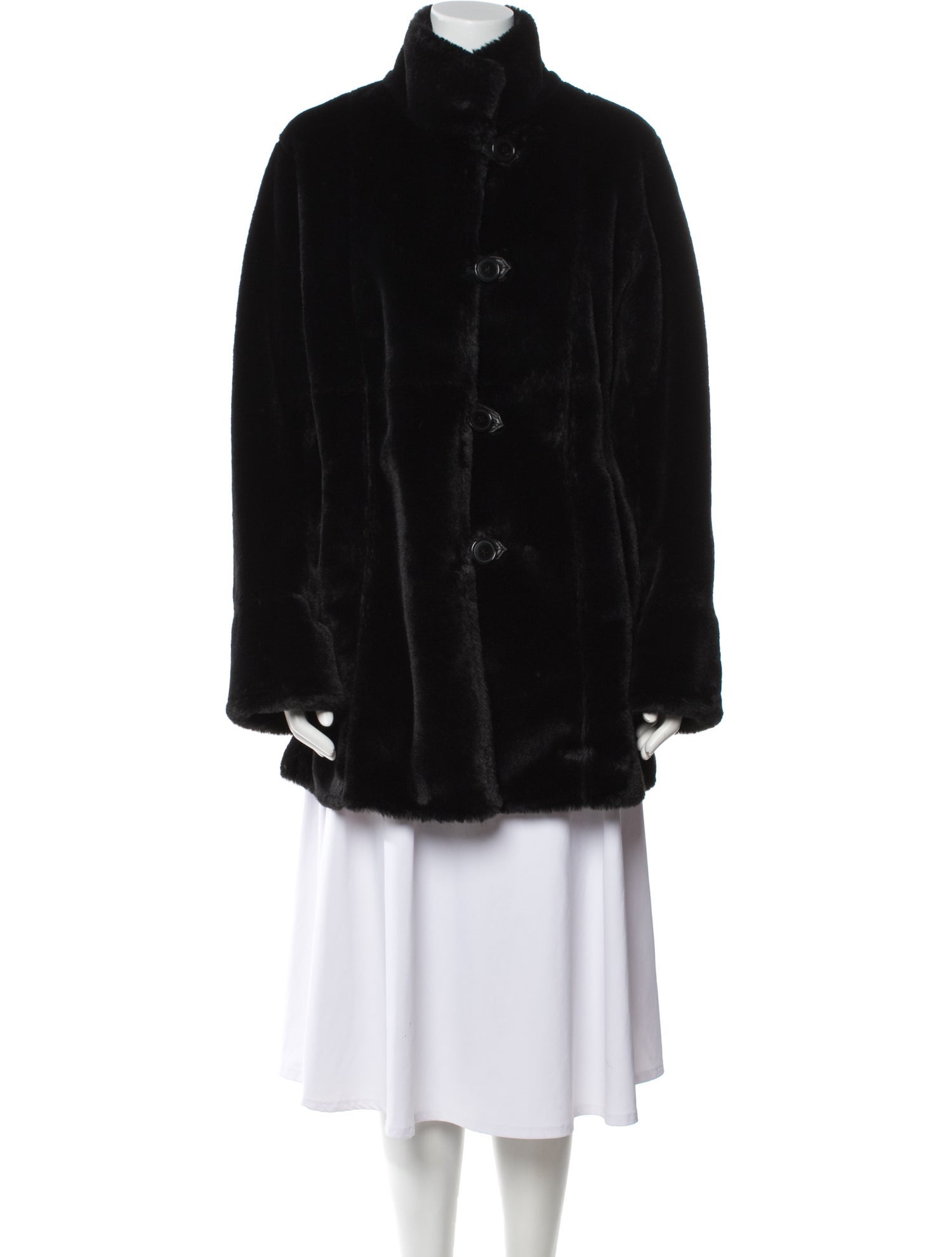 Maison Atia Faux Fur Coat