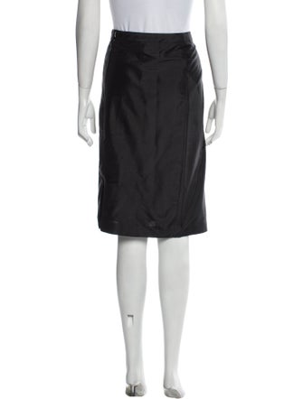 Marisa Baratelli Silk Knee-Length Skirt