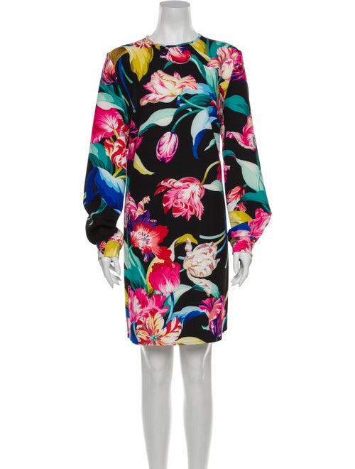 Marco Bologna Floral Print Knee-Length Dress Black