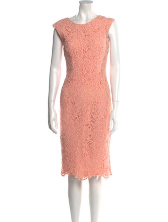 Marco Bologna Lace Pattern Midi Length Dress