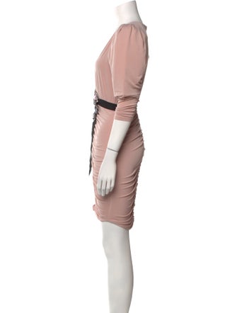 Marco Bologna Colorblock Pattern Mini Dress