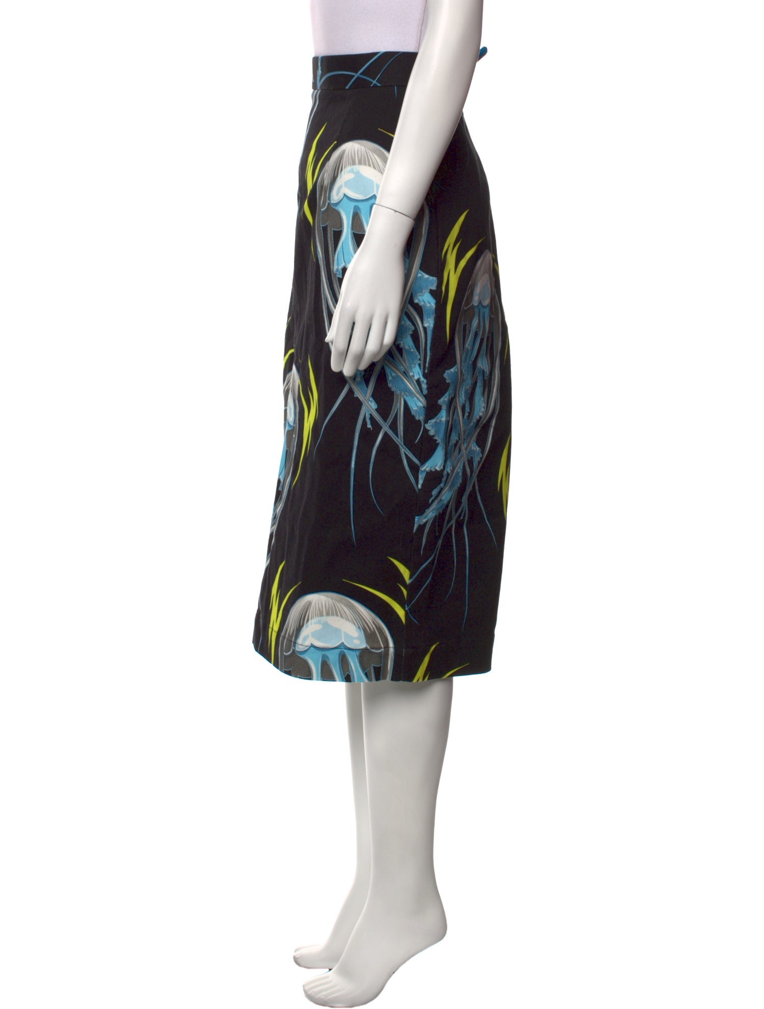 Marco Bologna Graphic Print Midi Length Skirt