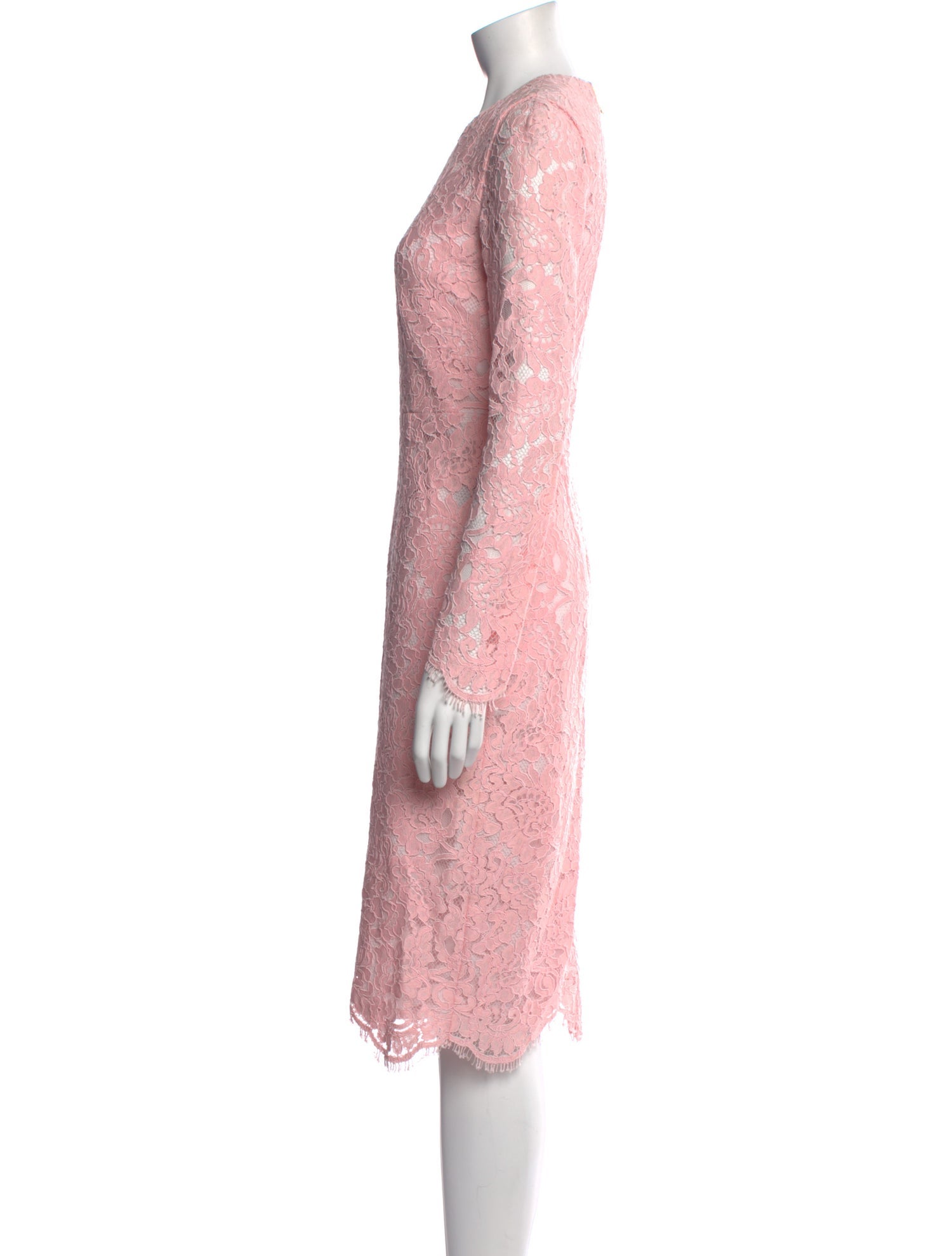 Marco Bologna Lace Pattern Midi Length Dress