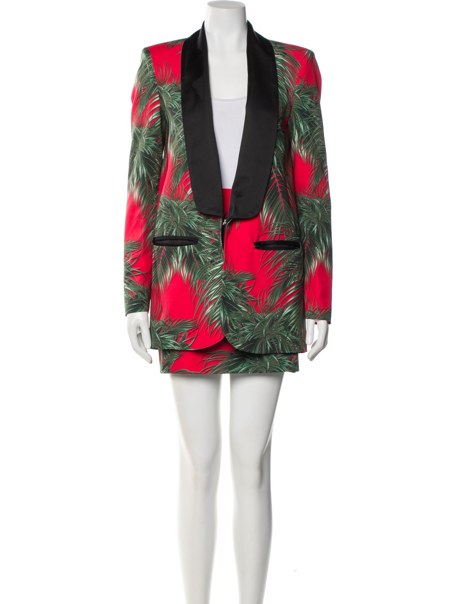 Marco Bologna Printed Skirt Suit