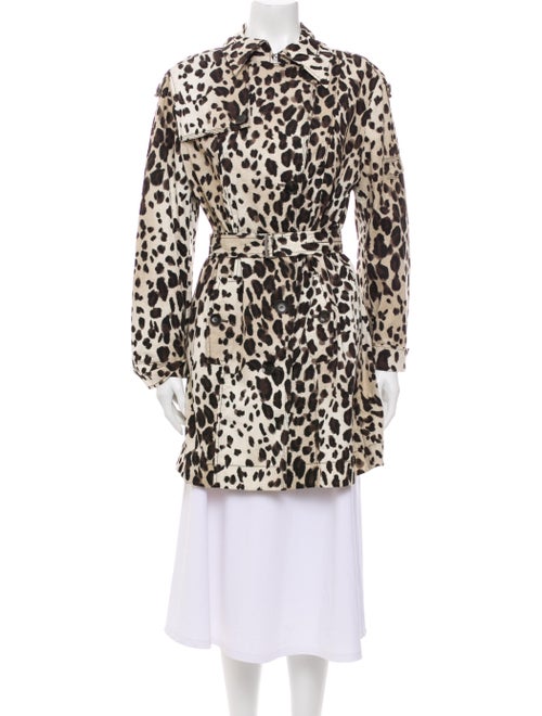 Marc Cain Animal Print Trench Coat