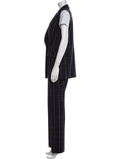 Marc Cain Plaid Print Pant Set