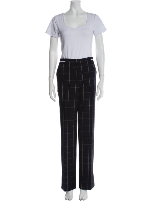 Marc Cain Plaid Print Pant Set