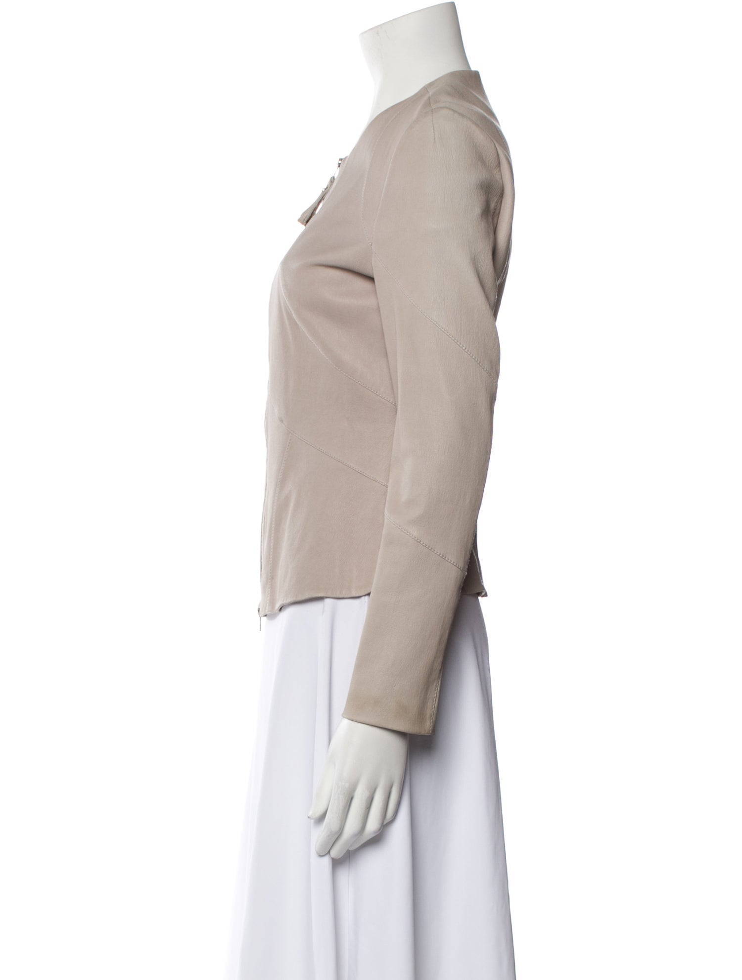 Marc Cain Leather Biker Jacket