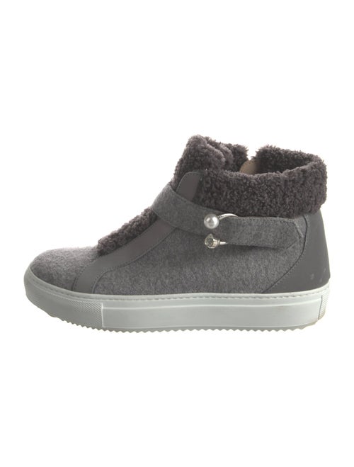 Marc Cain Wool Crystal Embellishments Sneakers