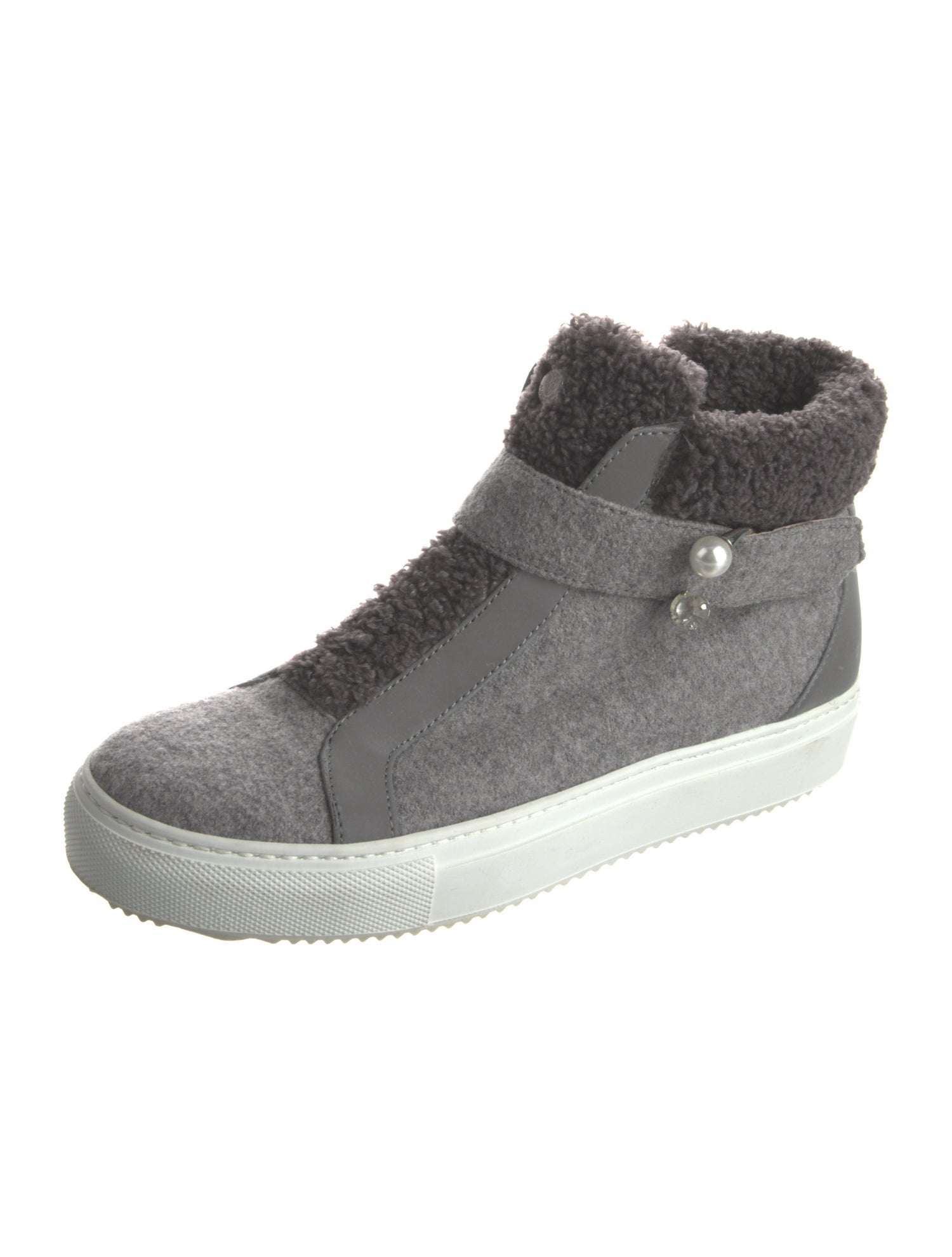 Marc Cain Wool Crystal Embellishments Sneakers