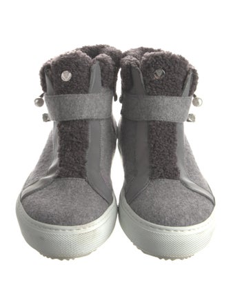 Marc Cain Wool Crystal Embellishments Sneakers