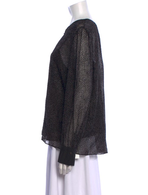 Marc Cain Printed V-Neck Blouse