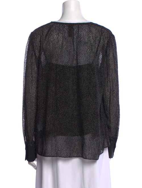 Marc Cain Printed V-Neck Blouse