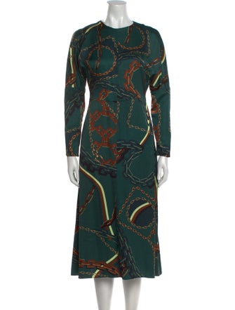 Marc Cain Printed Long Dress