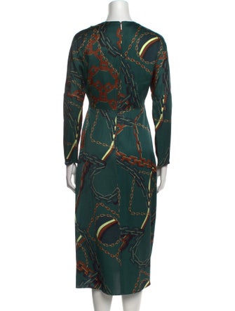 Marc Cain Printed Long Dress