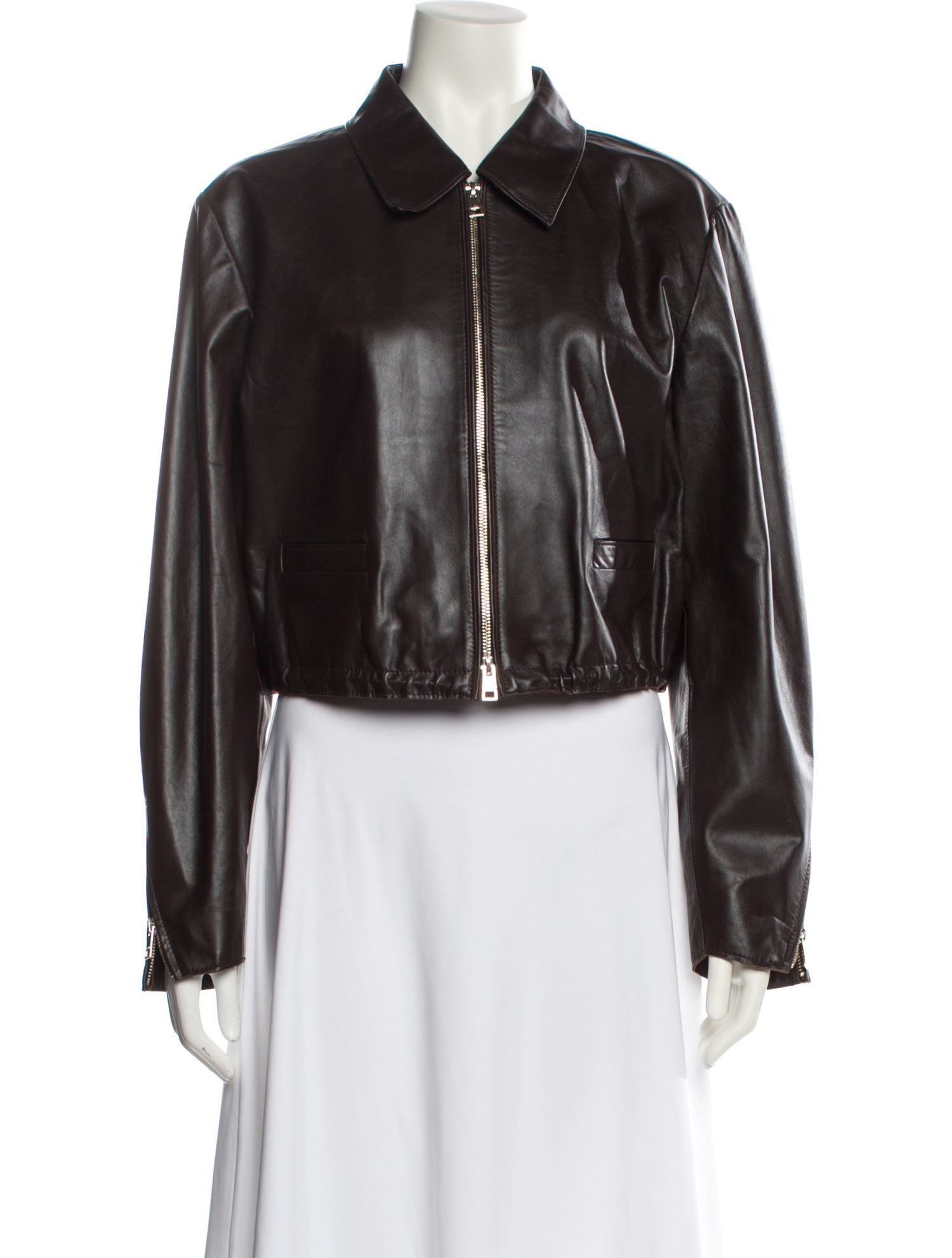 Marc Cain Leather Biker Jacket