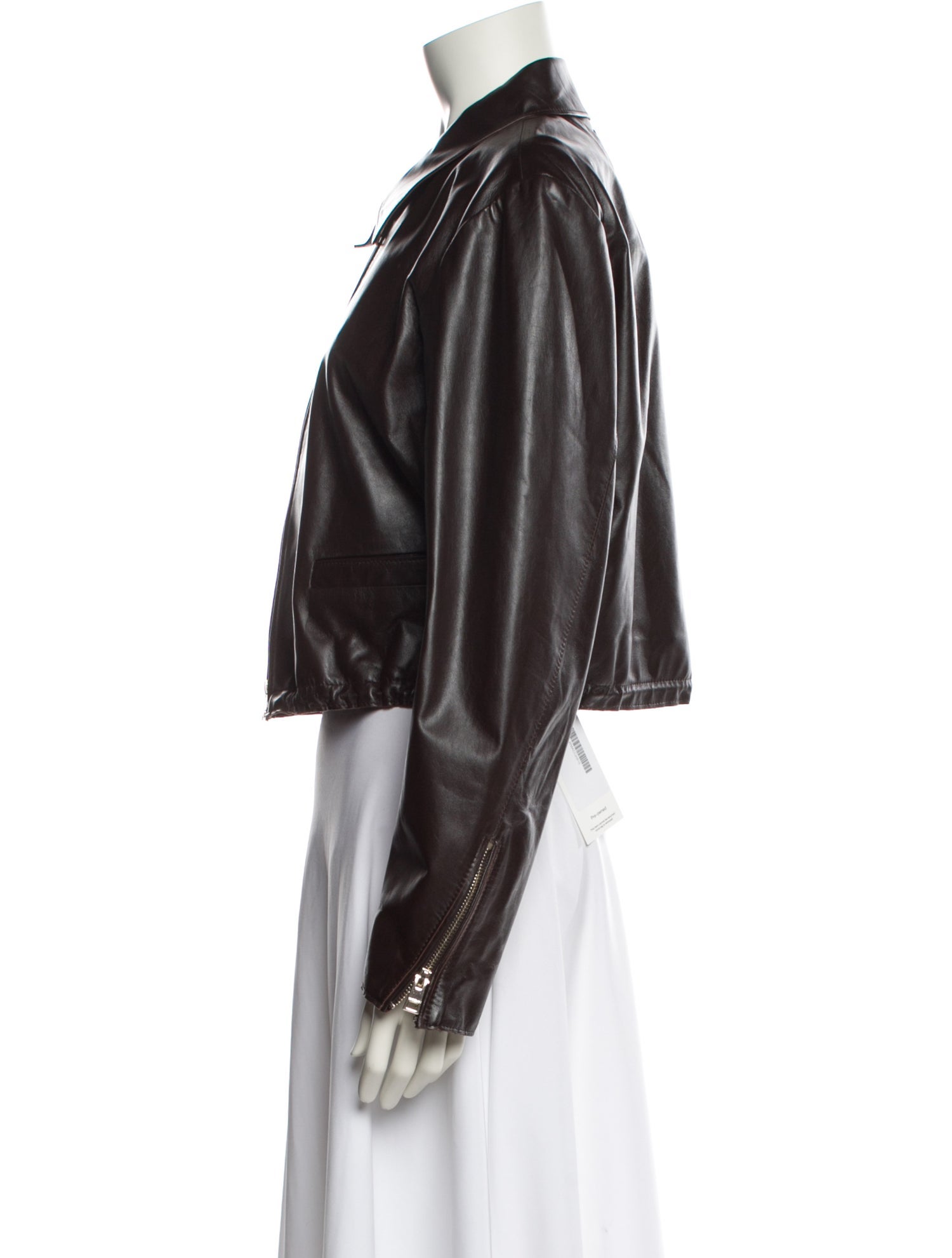 Marc Cain Leather Biker Jacket