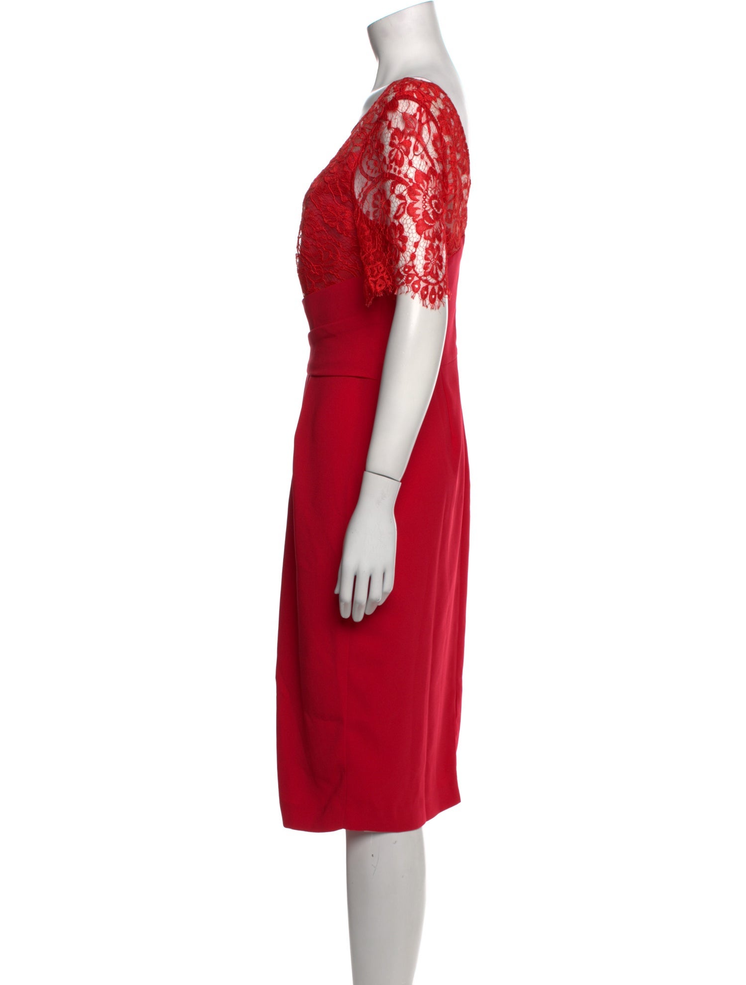 Maria Coca Scoop Neck Midi Length Dress