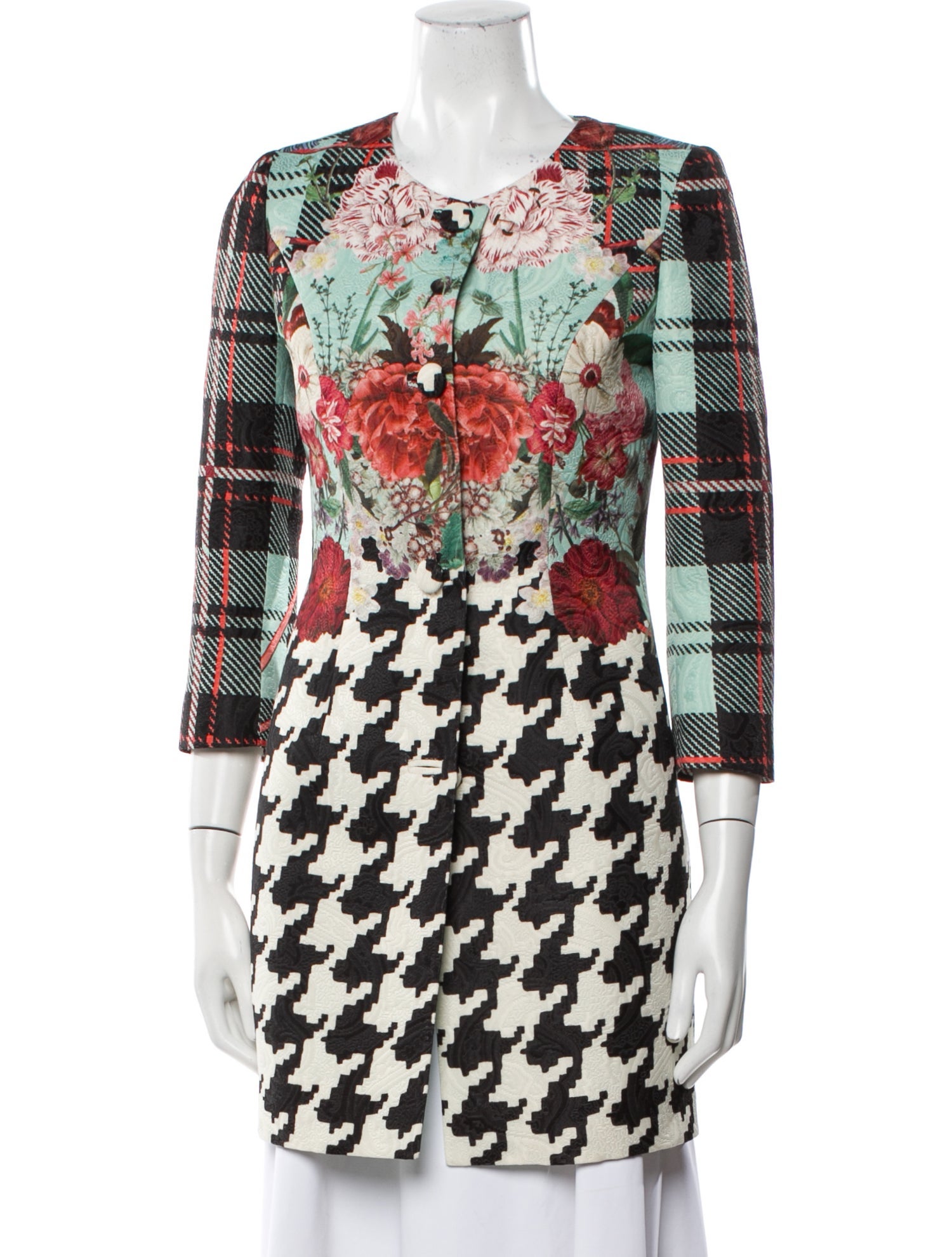 Maria Coca Printed Evening Jacket