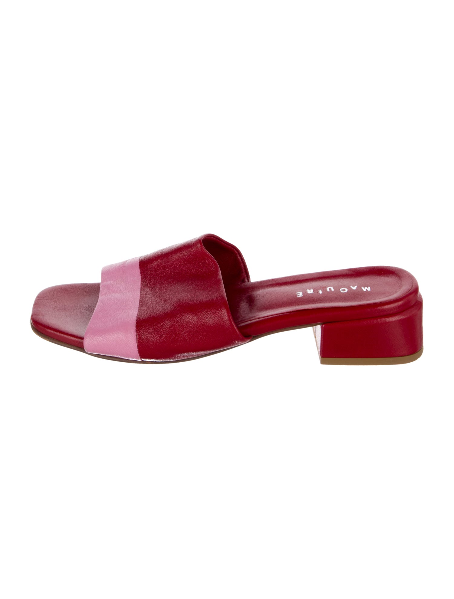 Maguire Leather Slides