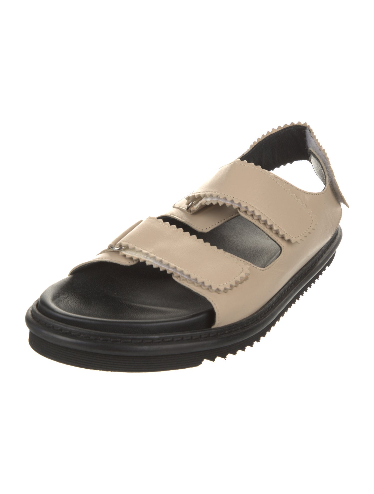 Maguire Leather Colorblock Pattern Slingback Sandals