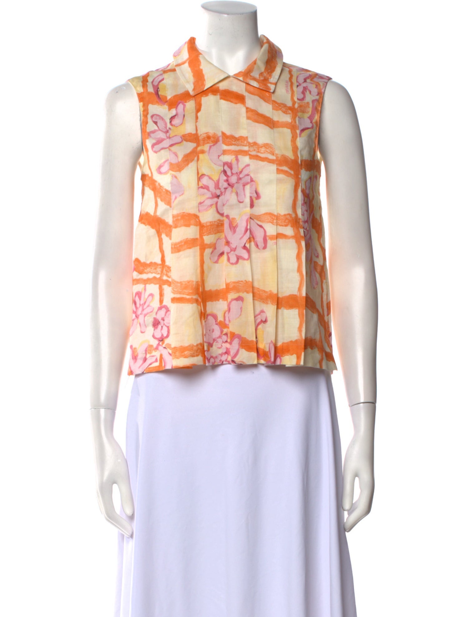 Marni x Flaminia Veronesi Printed Sleeveless Crop Top