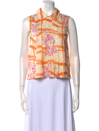 Marni x Flaminia Veronesi Printed Sleeveless Crop Top