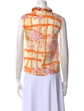 Marni x Flaminia Veronesi Printed Sleeveless Crop Top