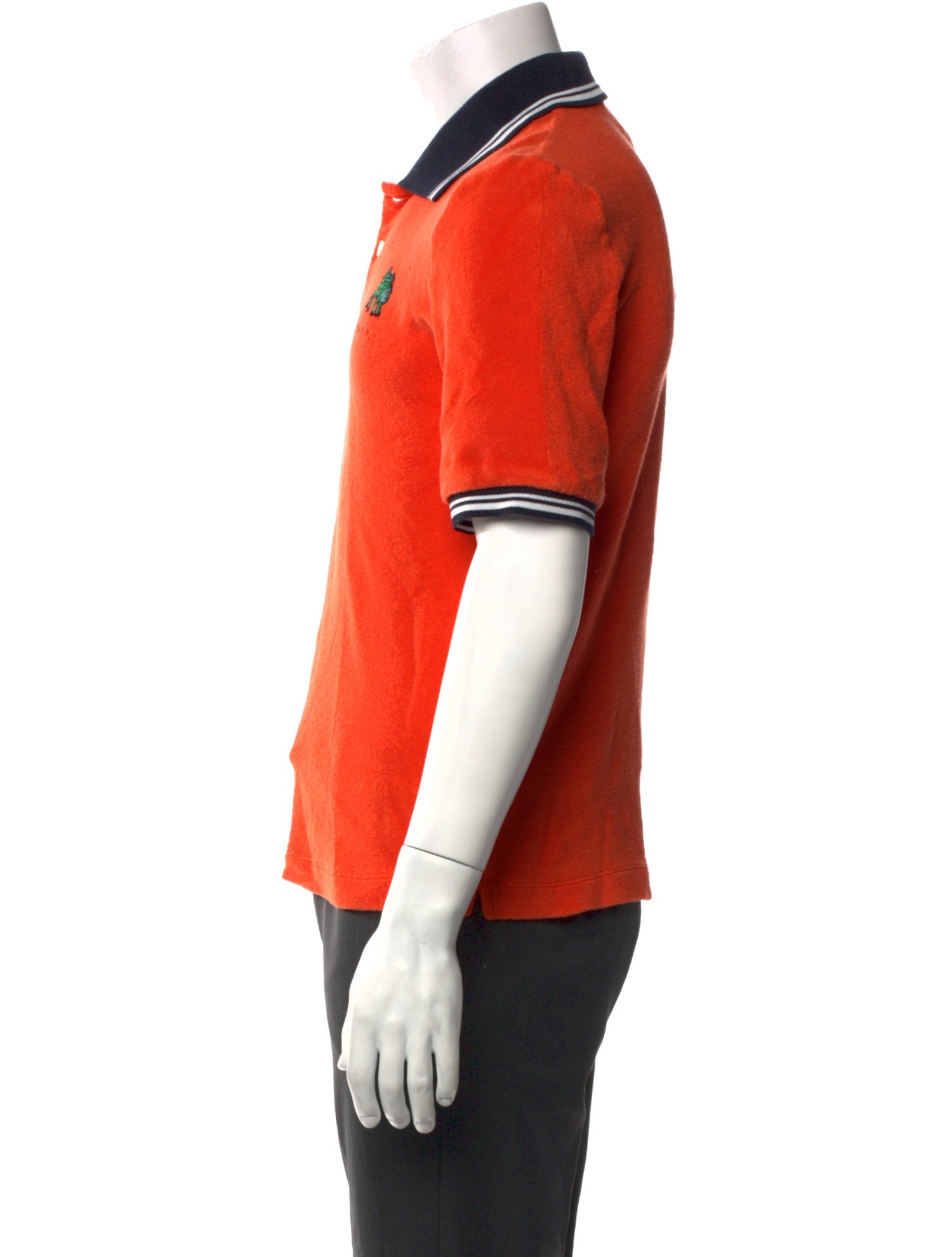 Marni x Flaminia Veronesi Striped Collar Polo Shirt