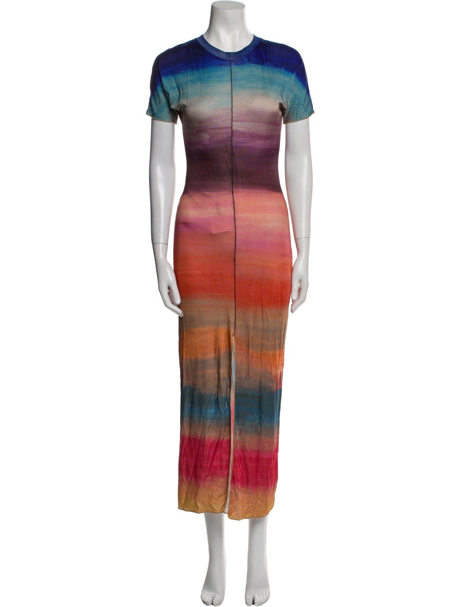 Marni x Flaminia Veronesi Tie-Dye Print Long Dress