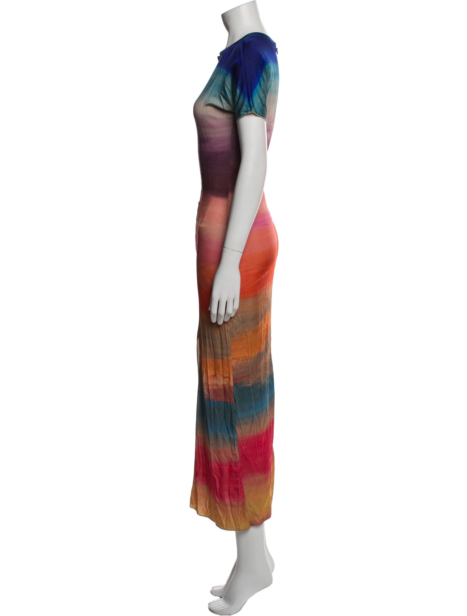 Marni x Flaminia Veronesi Tie-Dye Print Long Dress